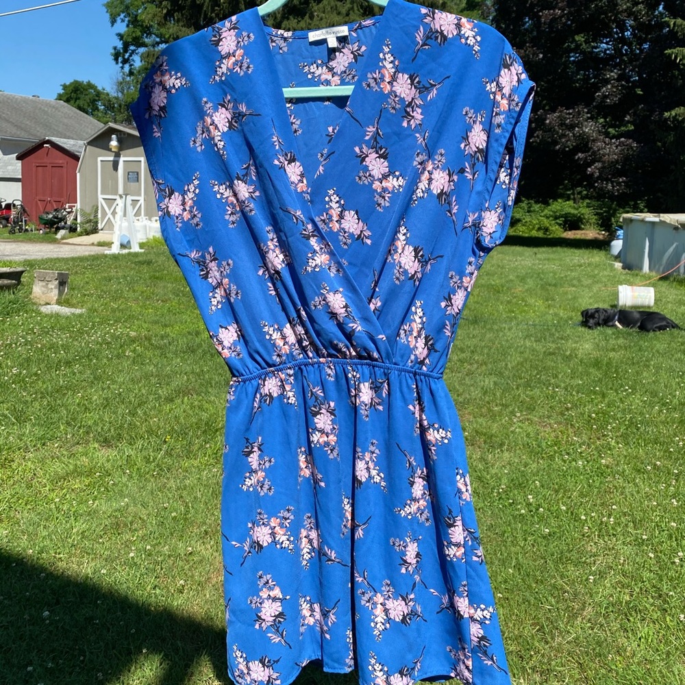 Charlotte Russe small blue floral dress